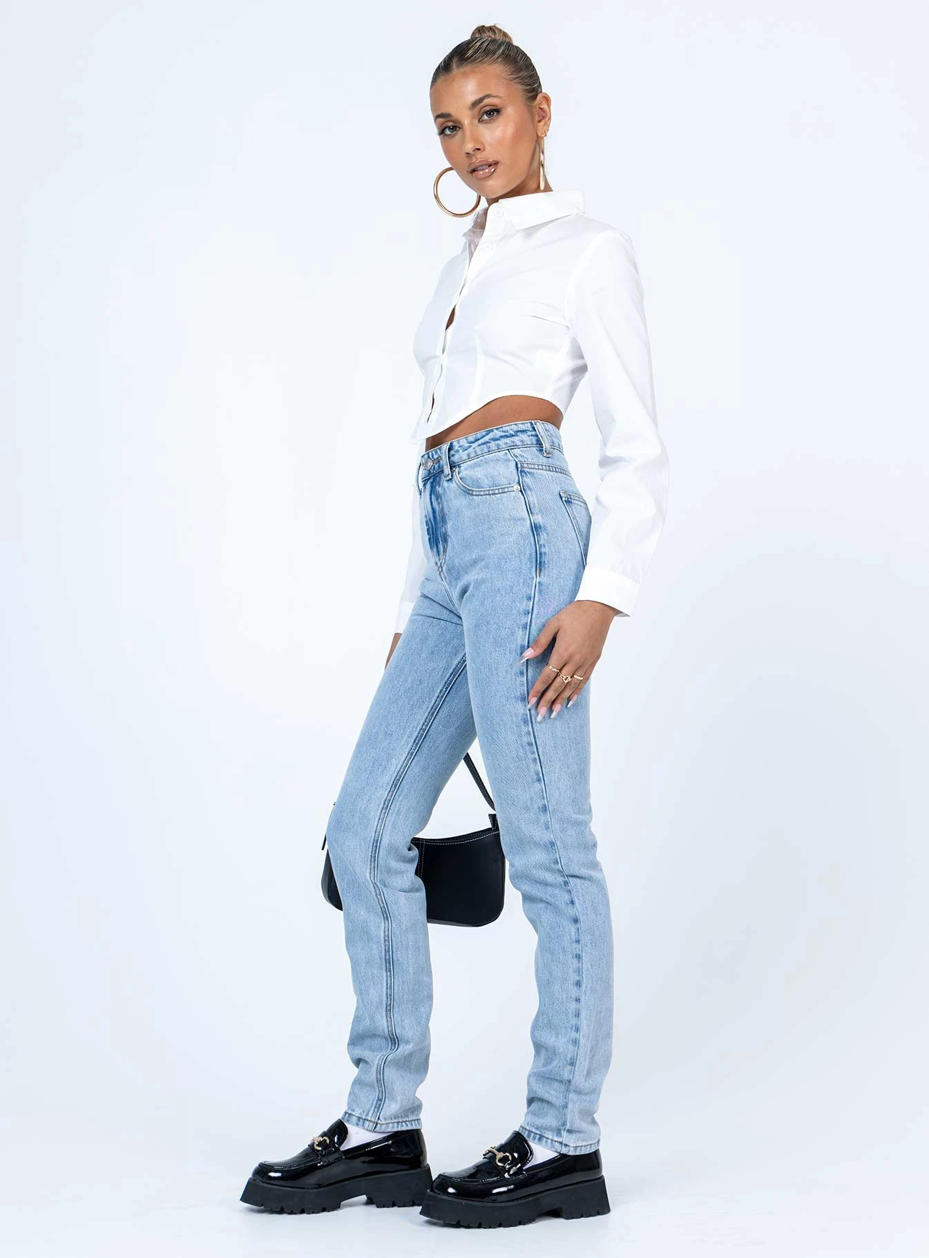 Princess Polly Zamora Straight Leg Denim Jeans 5 Princess Polly Zamora Straight Leg Denim Jeans - Image 5