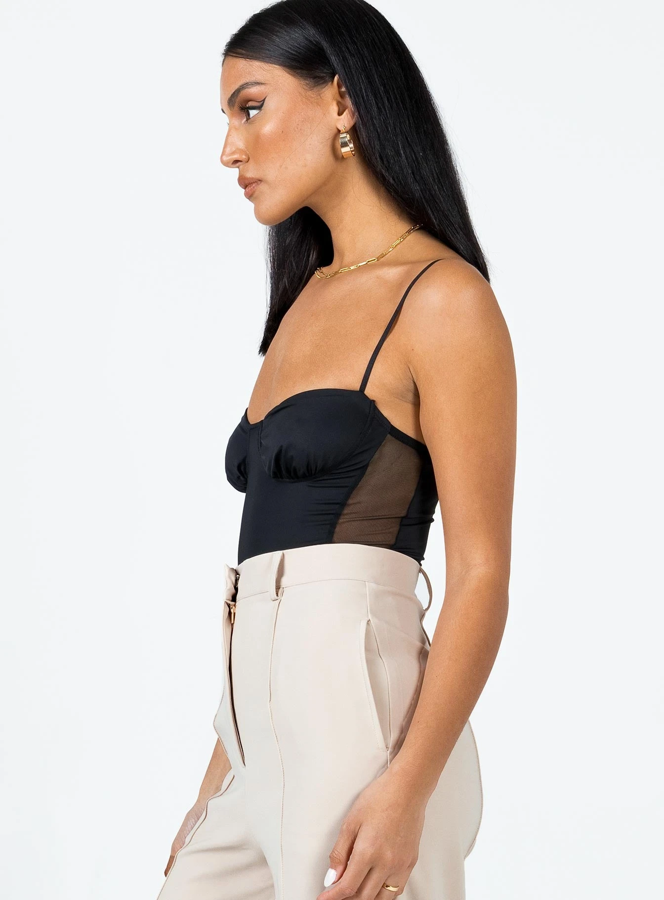 Princess Polly Sudol Bodysuit Black 3 Princess Polly Sudol Bodysuit Black - Image 3