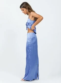 Princess Polly Brianne Maxi Skirt Blue -Chic Clothing Shop 3 modelinfo elise us2 2f3f816b 4593 46c1 a716 f9345b82abab