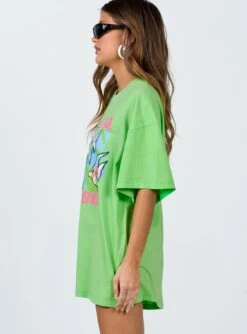 Scuba Paradise Oversize Tee Green 9 Scuba Paradise Oversize Tee Green -Chic Clothing Shop 3 modelinfo elise us2 69c93406 5ed7 452b a270 2cd493594277