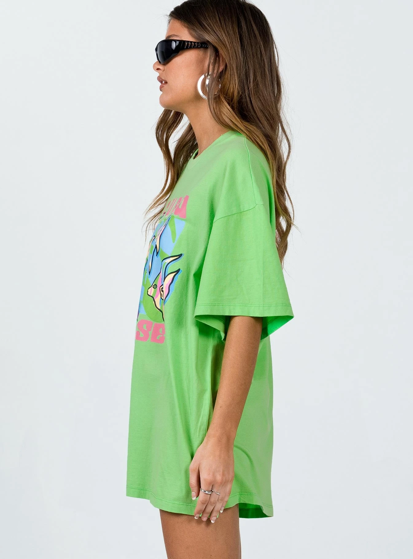 Scuba Paradise Oversize Tee Green 4 Scuba Paradise Oversize Tee Green - Image 4