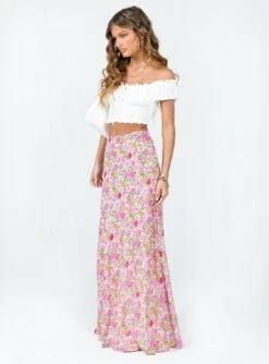 Princess Polly Dale Maxi Skirt Multi -Chic Clothing Shop 3 modelinfo elise us2 c855d1d2 7bfe 4d24 8d39 e61289e397b7