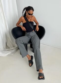 Princess Polly Titius Pants Slate -Chic Clothing Shop 3 modelinfo eyes us2 d678ab65 ae33 464d 8be7 9b791eb75da0