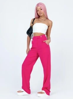 Princess Polly Lottie Pants Pink -Chic Clothing Shop 3 modelinfo jayechelle us4 bedf57a6 f0fc 4ee2 8739 57f8ac4aaea6