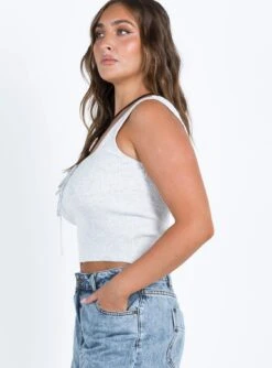 Ferna Top Grey -Chic Clothing Shop 3 modelinfo mikayla us8 28f15c5c cf8f 4f47 b2f5 7635274c3b96