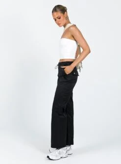 Princess Polly Macmillan Pants Black 6 Princess Polly Macmillan Pants Black -Chic Clothing Shop 3 modelinfo millie us2
