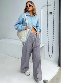 Princess Polly Mullholland Pants Slate -Chic Clothing Shop 3 modelinfo saskia us2 899e2313 b36d 4fdd b590 07e25ac6a38e