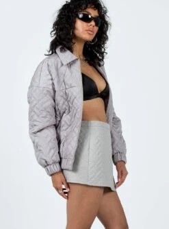 Princess Polly Suffolk Quilted Mini Skirt Grey 10 Princess Polly Suffolk Quilted Mini Skirt Grey -Chic Clothing Shop 3 modelinfo tamika us2 a0442b7b d266 4f71 b17e 8b534898f5e2