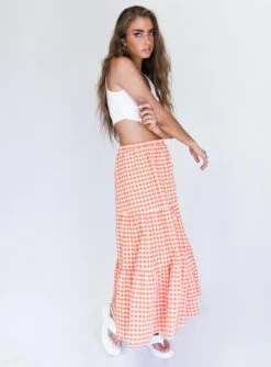 Princess Polly Hale Midi Skirt Orange -Chic Clothing Shop 3 1085ce4d c801 49e7 892c c616b87b6ea5