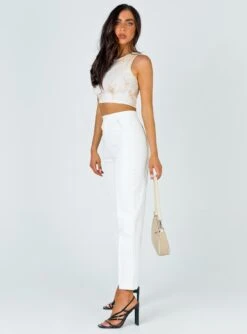 Princess Polly Encore Pants White -Chic Clothing Shop 3 7291fa6f f5ea 4e06 b492 738438e2fab8