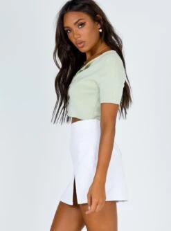 Princess Polly The Lola Mini Skirt White -Chic Clothing Shop 3 b33ef91e 25d9 449e 9707 6ddbeb5d2e05