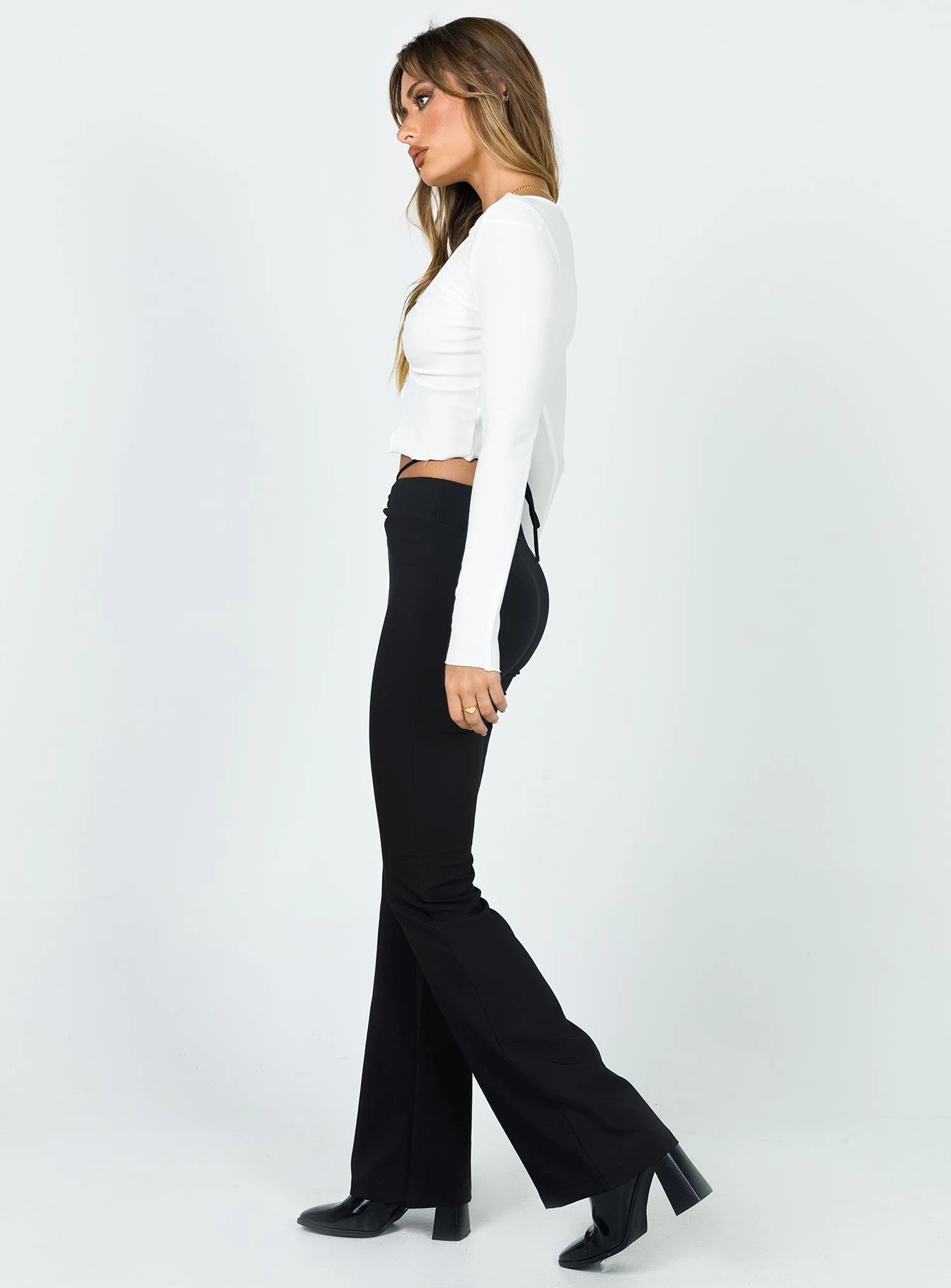 Princess Polly Lovey Pants Black 5 Princess Polly Lovey Pants Black - Image 5