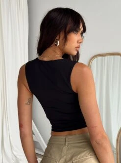 Zoe Top Black 7 Zoe Top Black -Chic Clothing Shop 4 model info Josephine us2 339a96ba aa57 4654 9e16 1df16ea96500