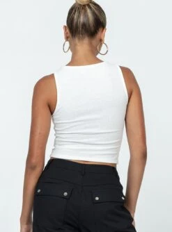 Princess Polly Shaina Top Ivory 9 Princess Polly Shaina Top Ivory -Chic Clothing Shop 4 modelinfo Alexis us2 e0dfd054 b456 4549 b577 71f953b45f3a