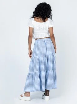Princess Polly Hale Midi Skirt Blue 9 Princess Polly Hale Midi Skirt Blue -Chic Clothing Shop 4 modelinfo Lyric us2 61b256cb 431b 4270 ae01 e4181852bca8