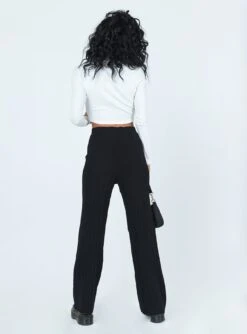 Princess Polly Reah Knit Pants Black -Chic Clothing Shop 4 modelinfo Lyric us2 bfbe6296 0a6b 415d 982c c8a5c14ed51b