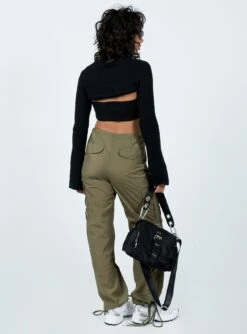 Princess Polly Poplar Cargo Utility Pants Khaki -Chic Clothing Shop 4 modelinfo Tamika us2 0ccb8479 3c72 4548 b5b8 4f9cf5d15f9f