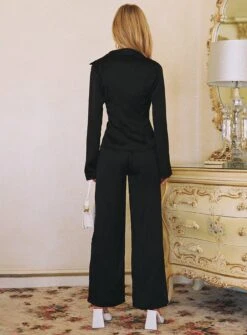 Toddy Satin Trouser Black -Chic Clothing Shop 4 modelinfo beanie us2 fe6af62c f4d5 4eb8 be39 3a161ddd48c9