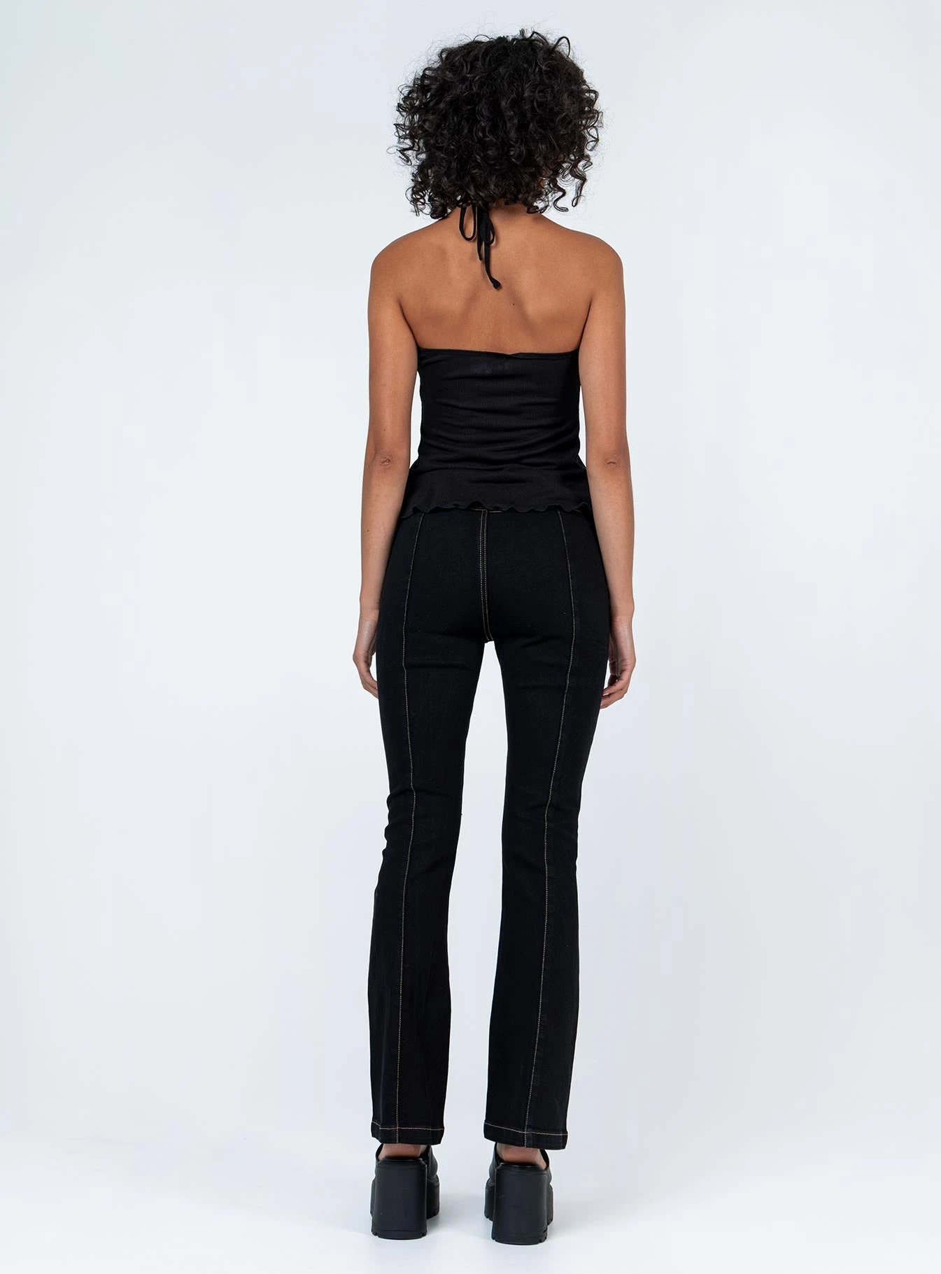 Zia Flare Pants Black 5 Zia Flare Pants Black - Image 5