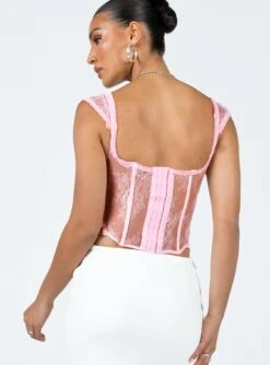 Some Like It Hot Lace Corset Pink -Chic Clothing Shop 4 modelinfo christy us2 f662303e 3a64 4050 9dbc b16b36f72e70