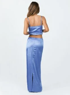 Princess Polly Brianne Maxi Skirt Blue -Chic Clothing Shop 4 modelinfo elise us2 40e0c74b df59 4836 98be a1b0c7b0e26c