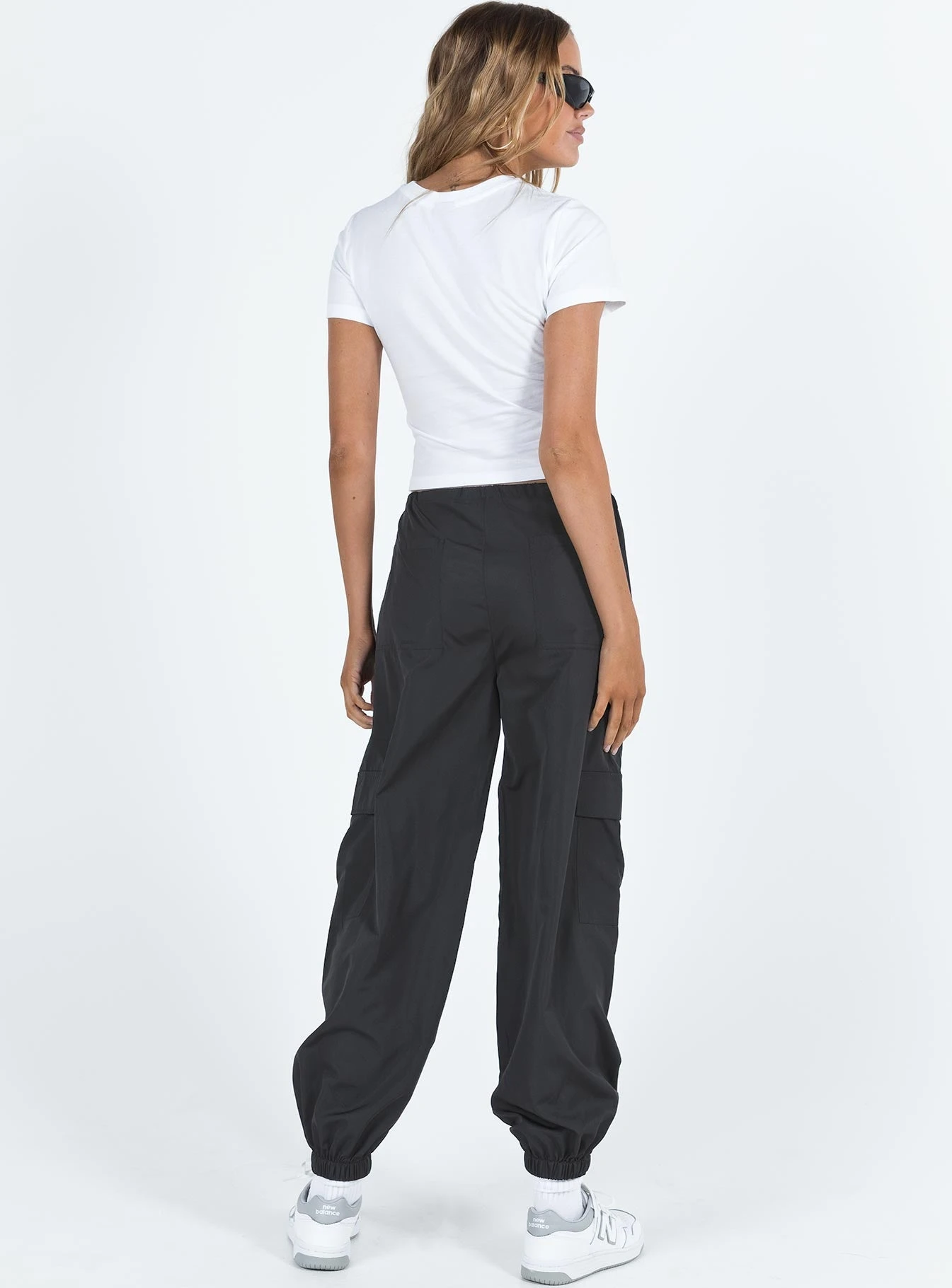 Princess Polly Grattidge Cargo Pants Black 4 Princess Polly Grattidge Cargo Pants Black - Image 4