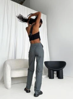 Princess Polly Titius Pants Slate -Chic Clothing Shop 4 modelinfo eyes us2 68575279 0da1 4fb6 a835 e5114af89b03