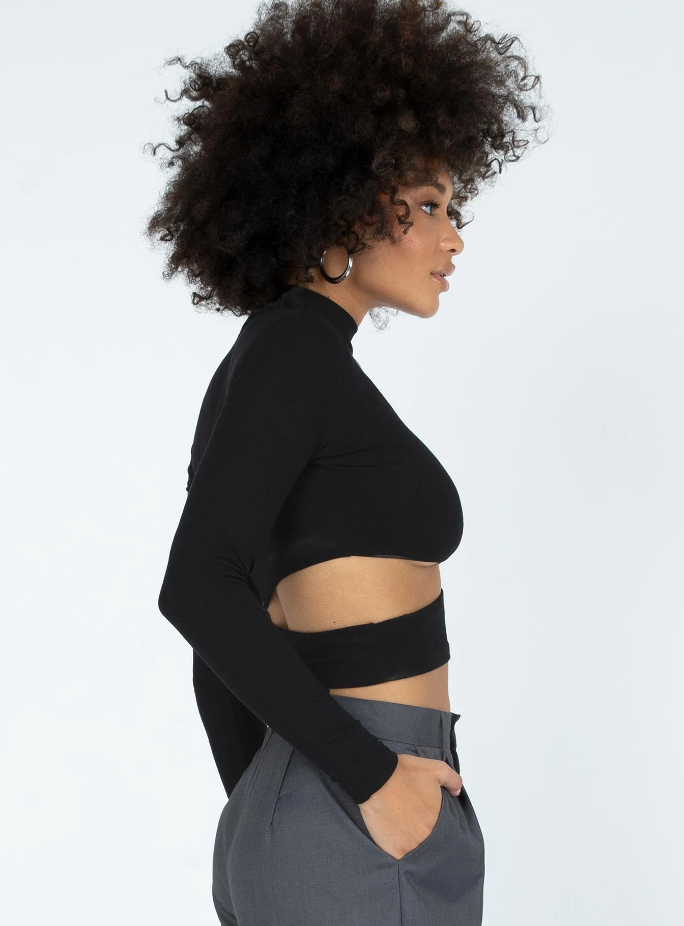 Princess Polly Tessie Pants Grey 4 Princess Polly Tessie Pants Grey - Image 4