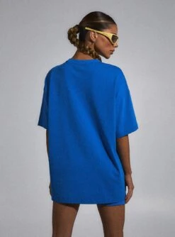 JGR & STN Home Run Oversized Tee Blue -Chic Clothing Shop 4 modelinfo kinsey us2 eae64c56 f6cc 4a18 980e 1db660287362