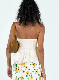 Princess Polly Long Summer Nights Top Ivory -Chic Clothing Shop 4 modelinfo kristen us2 1421cf38 450d 4e34 b589 05fc98568120