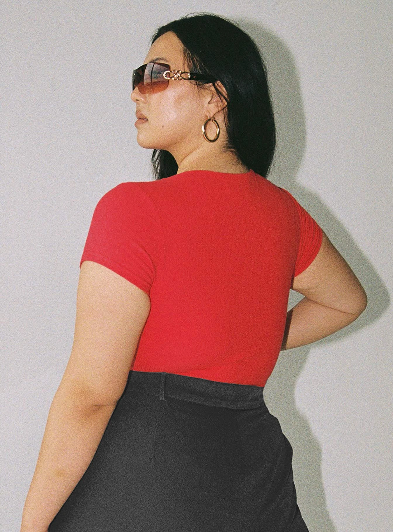 Nicola Bodysuit Red Curve 4 Nicola Bodysuit Red Curve - Image 4