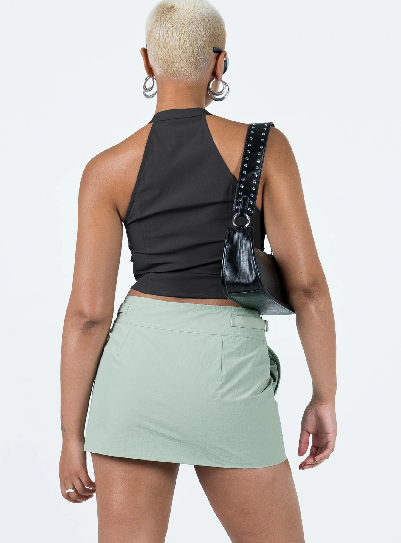 Princess Polly Knightley Cargo Mini Skirt Khaki 5 Princess Polly Knightley Cargo Mini Skirt Khaki - Image 5