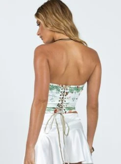 Yamie Bustier Top Multi -Chic Clothing Shop 4 modelinfo saskia us2 00626569 b803 4f68 8197 34b5f56c4da9