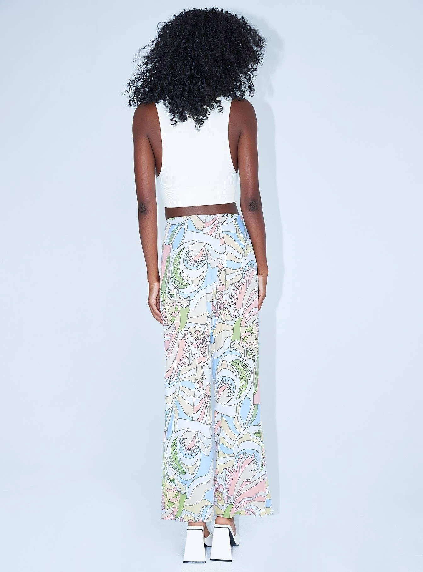 Princess Polly Arlowe Flare Pants Multi 4 Princess Polly Arlowe Flare Pants Multi - Image 4