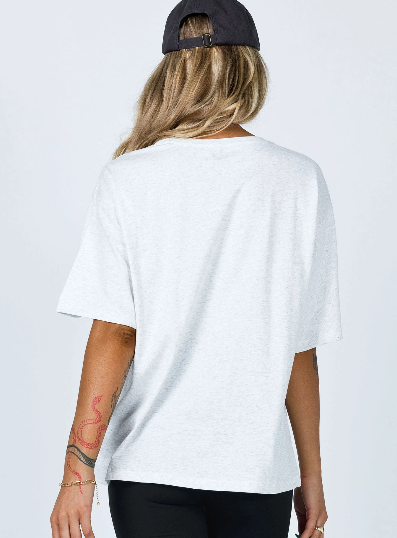 Princess Polly California Tee Grey 5 Princess Polly California Tee Grey - Image 5