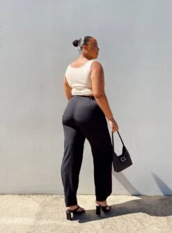 Kacey Pants Black Curve -Chic Clothing Shop 4 995b31f0 ace4 4c15 8081 77cbc0b30ab7