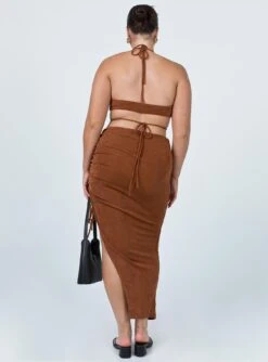 Princess Polly Cabo Maxi Skirt Brown -Chic Clothing Shop 4 a56bec57 2b72 4b17 bace c74eaf7d8fe5