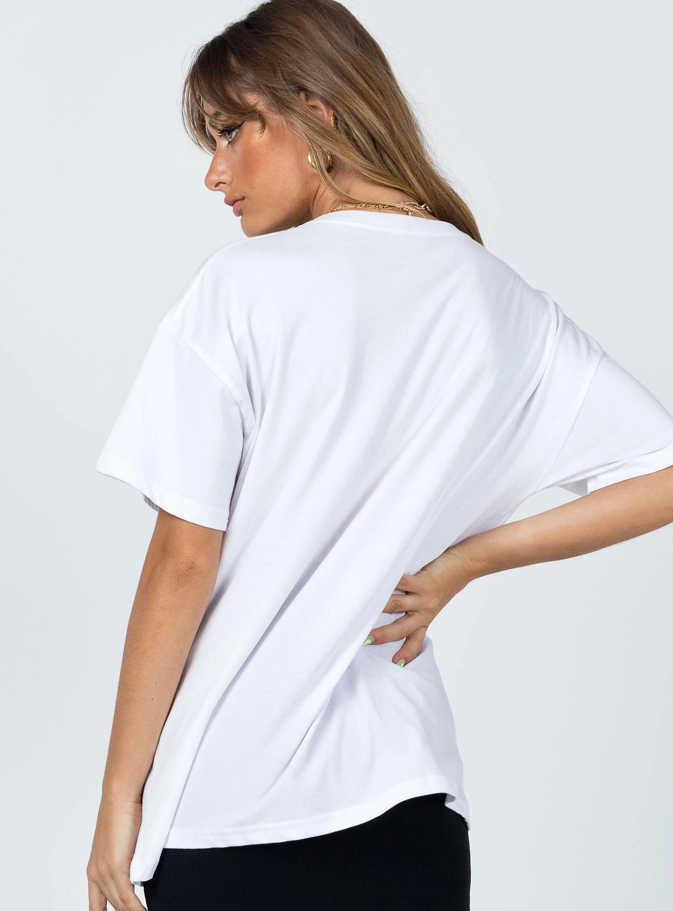 Princess Polly Guns N' Roses 1988 Tour Tee White 5 Princess Polly Guns N' Roses 1988 Tour Tee White - Image 5