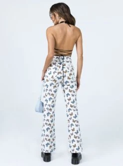 Princess Polly Butterfly Fly Away Jeans White -Chic Clothing Shop 4 ce7572d3 fc44 49a5 a675 23c4c776e393