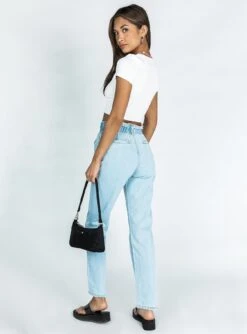 Princess Polly Stormi Denim Jeans -Chic Clothing Shop 4 e7af463f 9e55 4012 980d 8d75cac4b878