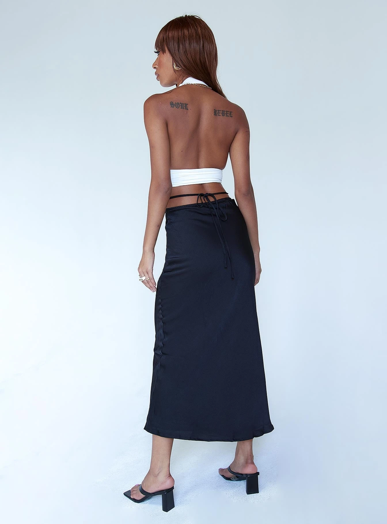 Princess Polly Ashtyn Maxi Skirt Black 4 Princess Polly Ashtyn Maxi Skirt Black - Image 4