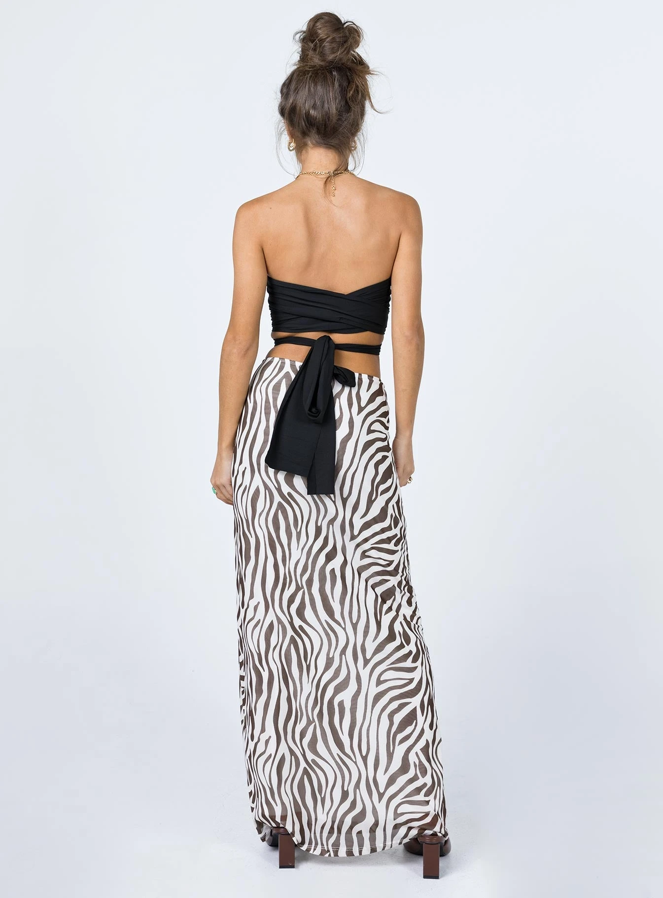 Princess Polly Aiesha Maxi Skirt Beige 6 Princess Polly Aiesha Maxi Skirt Beige - Image 6