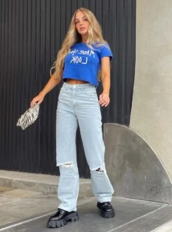 Princess Polly Bertie High Rise Wide Leg Jean -Chic Clothing Shop 5 modelinfo emma jane US2 b1d5bf59 1127 4e1b 9e62 c02b40e62f06