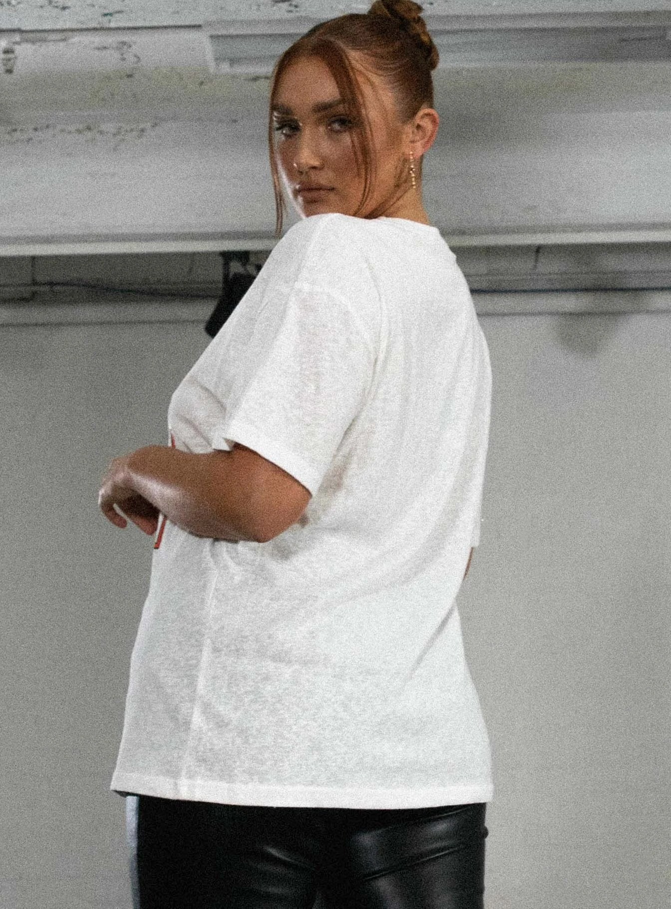 JGR & STN Feat. Oversized Tee White 5 JGR & STN Feat. Oversized Tee White - Image 5