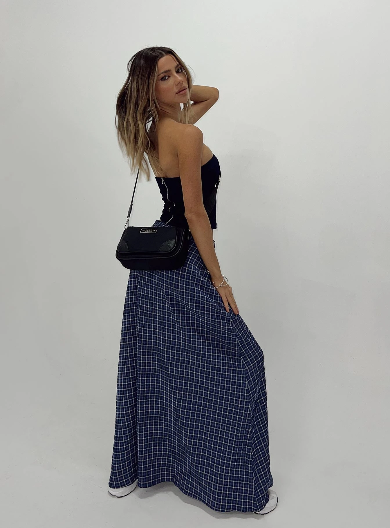 Princess Polly Janee Maxi Skirt Navy 6 Princess Polly Janee Maxi Skirt Navy - Image 6