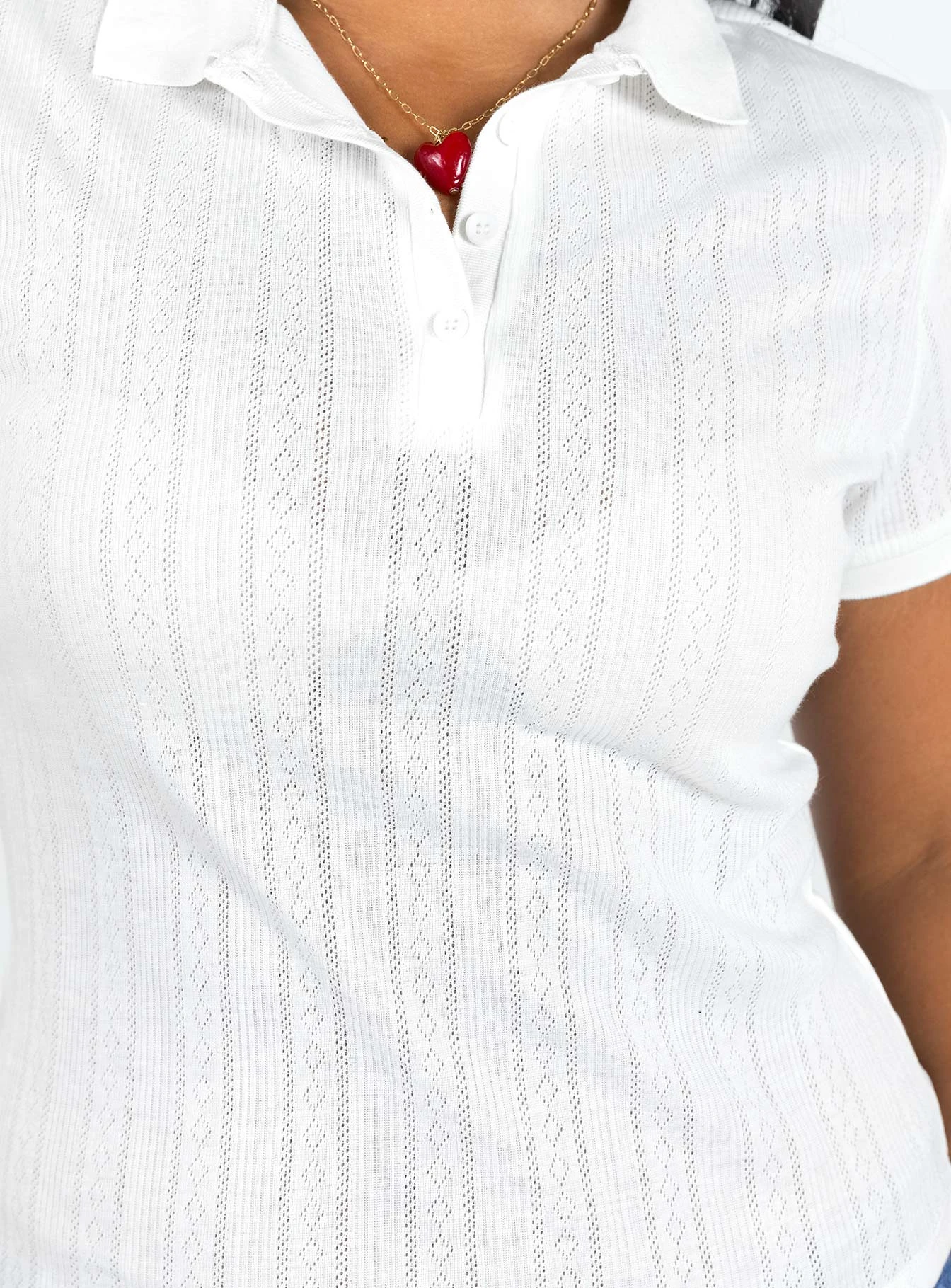 Princess Polly Long Beach Polo Top Cream 6 Princess Polly Long Beach Polo Top Cream - Image 6