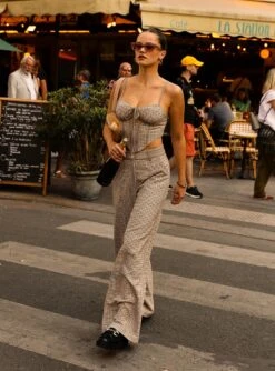 JGR & STN Dylan Houndstooth Trouser Check -Chic Clothing Shop 5 b72892c5 5a26 4ef6 8fb3 3640b5412172