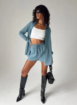 Princess Polly The Chloe Set Slate 13 Princess Polly The Chloe Set Slate -Chic Clothing Shop 6 modelinfo Ariel us4