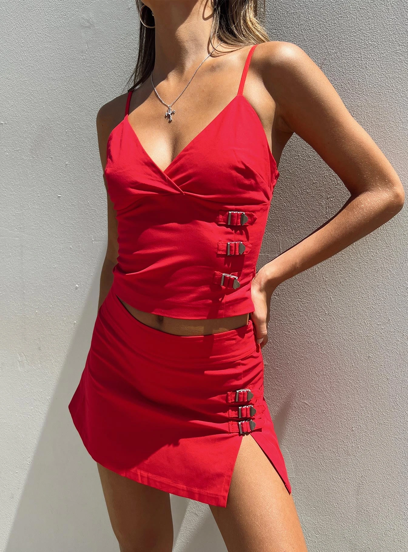 Princess Polly Back 2k Mini Skirt Red 6 Princess Polly Back 2k Mini Skirt Red - Image 6