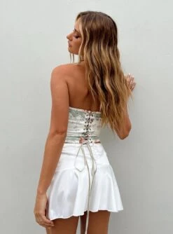 Yamie Bustier Top Multi -Chic Clothing Shop 6 modelinfo saskia us2 93ee906b f7db 43d7 8687 fbffedeba8c9